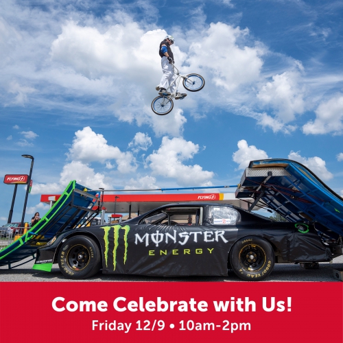 Come Celebrate With Us BMX biker photo at Pilot Travel Center